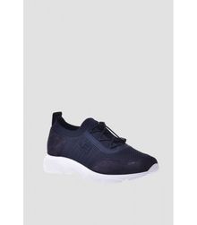 Product image of SNEAKER SUEDE & KNIT BLUE სნიკერი