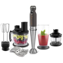 Product image of Blender/ Sencor SHB 5501CH 9 in 1 Hand Blender,20 Level, TITANIUM QuadBlade Technology, Power Input 1 000 W, Extra Quiet DC Motor,800ml, 1250 ml Beaker with Li