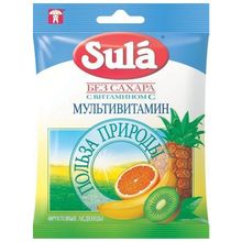 Product image of SULA ტკბილეული მულტივიტამინით 60გრ