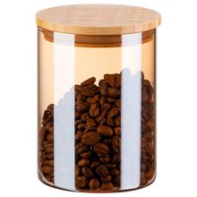 Product image of ARDESTO GOLDEN MOON 540 მლ მინის ბამბუკის თავსახურით შესანახი ქილა