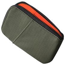 Product image of Alpaka Zip Card Pouch Green Axoflux 210D საფულე