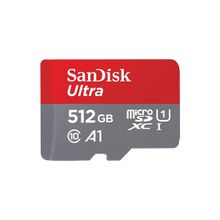 Product image of SanDisk 512GB Ultra MicroSD/HC UHS-I Card 150MB/S Class 10 SDSQUAC-512G-GN6MN Micro-SD ბარათი