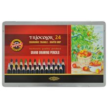 Product image of Koh-i-noor TRIOCOLOR JUMBO 24ფ ფერადი ფანქრები