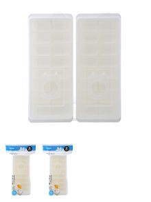 Product image of ყინულის ფორმები/16-Compartment Ice Cube Tray 2 Pack(White)