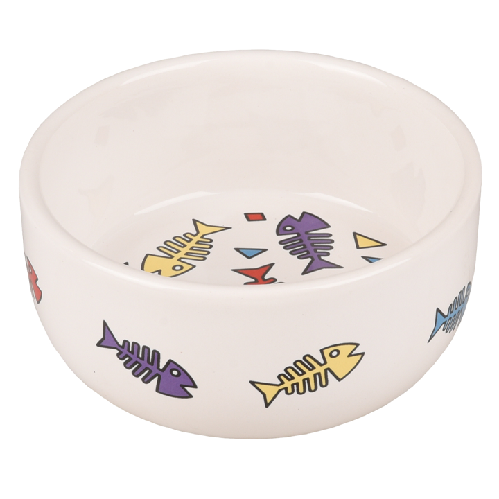 flamingo-feeding-bowl-cat-fisk-ceramic-round-white-katis-sachmlis-tasi