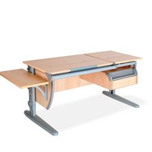 Product image of სამეცადინო მაგიდა ერგო უნივერსალი SUT17, ტუმბო TCH 04 და გვერდითა თარო