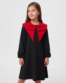 Product image of TEK•STYLE  კაბა + საყელო შავი