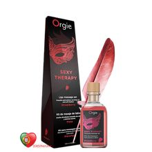 Product image of Sexy Therapy ტუჩებით მასაჟის სეტი მარწყვი 100მლ