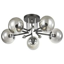 Product image of BELLA MITA 6259-5 შავი ქრომი ჭაღი 5 ნათურით