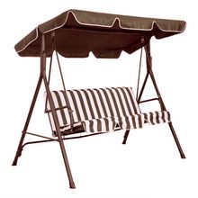 Product image of ბაღის 3 ადგილიანი საქანელა თეთრი/ ყავისფერი