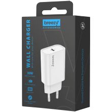 Product image of Breezy Power Adapter USB-C 30W ადაპტერი