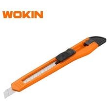 Product image of საკანცელარიო დანა Wokin 300009, 9x80mm, Snap-OFF Blade Knife, Orange