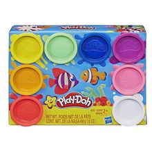 Product image of HASBRO საძერწი ნაკრები ქილებში ფერადი 1x8 Play-Doh