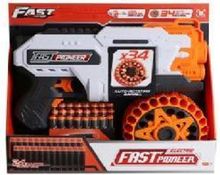 Product image of Electric Soft Bullet Gun White Series 24 Bullets Set (24-Bullet Magazine)  სათამაშო თოფი