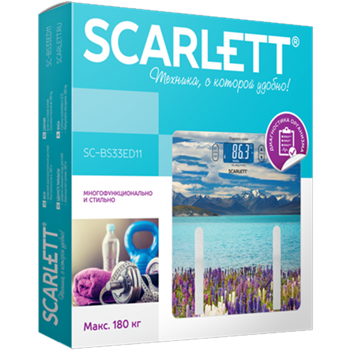 Scarlett SCARLET SC-BS33ED11 აბაზანის სასწორი - Extra.ge - 370374