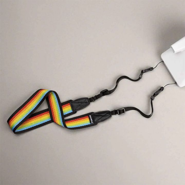 polaroid-camera-strap-flat-rainbow-black-polaroidis-sakidi-photo-2