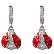 Product image of ტიტანის მოოქროვილი ვერცხლისფერი საყურე ჭიამაია