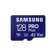 Product image of Samsung Pro Plus A2 V30 MicroSD 128GB Class 10 MB-MD128SA Micro-SD ბარათი