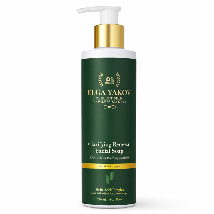 elga-yakov-clarifying-renewal-facial-soap-aha-bha-220ml-sakhis-dasabani-geli