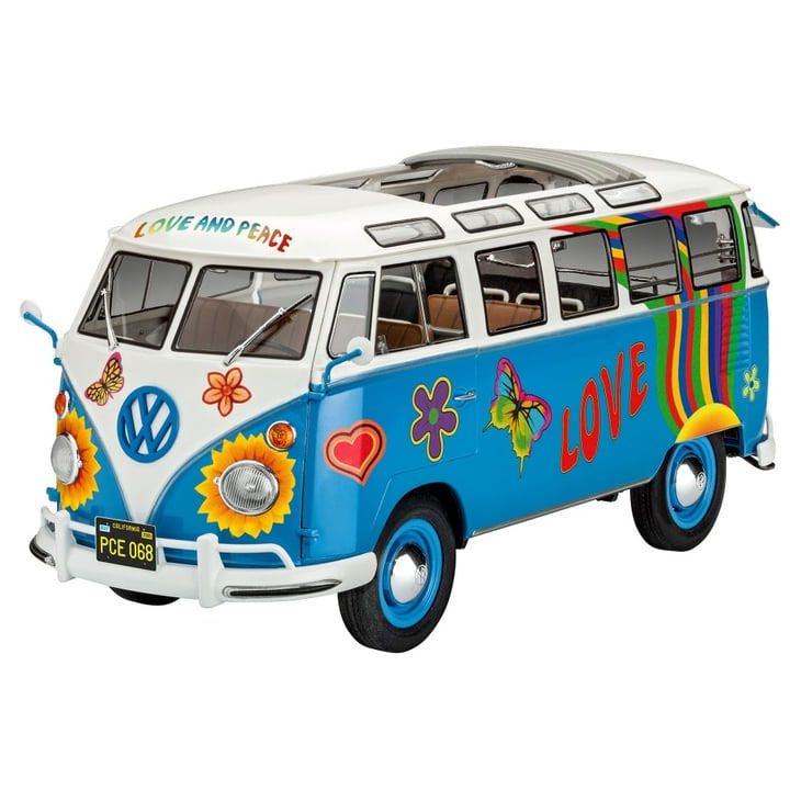 revell-vw-t1-samba-bus-flower-power-revell-model-kit-vw-t1-samba-bus-flower-power-revell-model-kit-asatsqobi-avtobusi