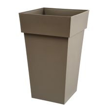 Product image of ქოთანი პლასტმასის EDA Plastiques POT TOSCANE CARRE 39 X 39 X 65სმ 62ლ