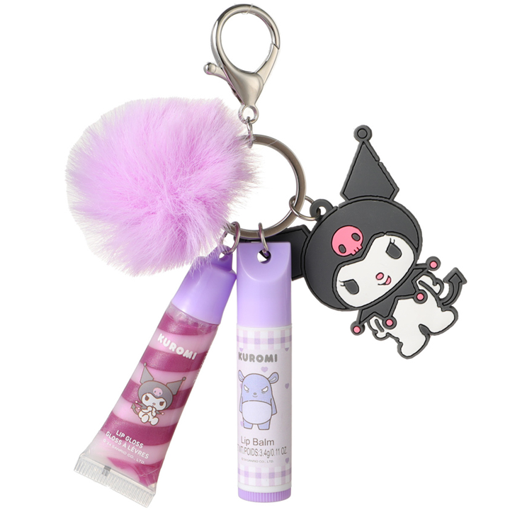 sanrio-characters-kids-lip-care-keychain-kuromi-sabavshvo-tuchis-movlis-nakrebi