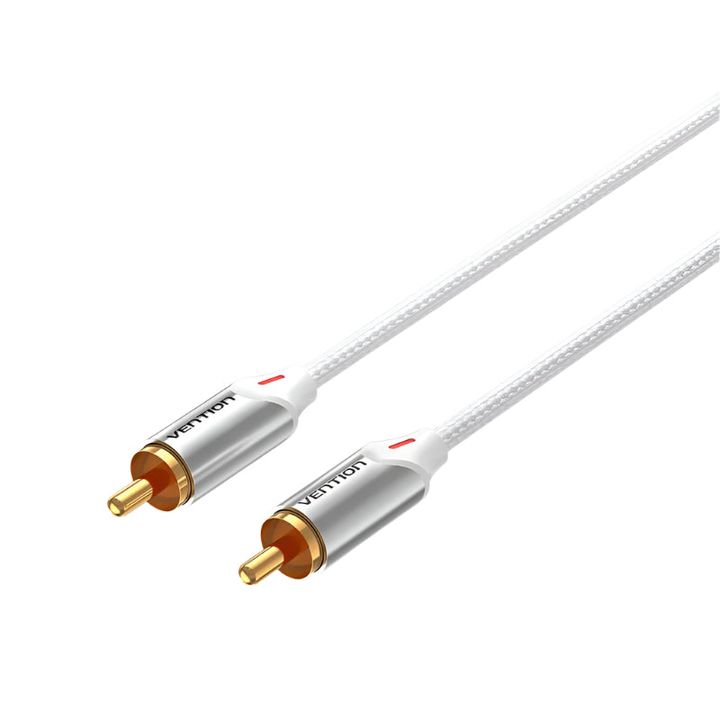 vention-bcrigcotton-braided-rca-male-to-male-audio-cable-15m-silver-aluminum-alloy-type-audio-kabeli