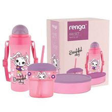 Product image of Renga 712008 pink საბავშვო ჭურჭლის ნაკრები
