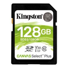 Product image of Kingston SDXC C10 UHS-I 128GB მეხსიერების ბარათი