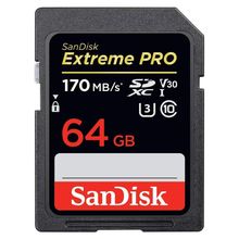 Product image of Sandisk Extreme pro 64GB მეხსიერების ბარათი