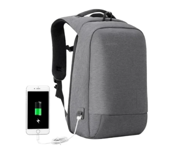 kingsons-anti-theft-commuter-backpack-with-usb-charger-156-grey-noutbuqis-chanta-photo-2