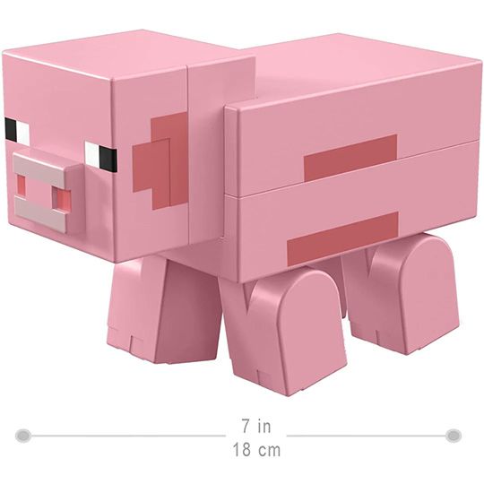mattel-minecraft-pig-satamasho-figura-photo-3