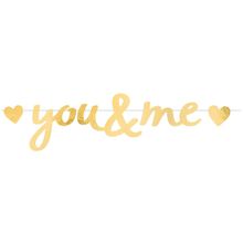 Product image of ბანერი you & me 92 x 20 სმ