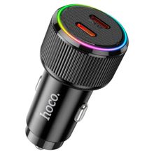 Product image of Car Charger/ Hoco NZ14B Guerrero PD50W Dual-Type-C car charger black
