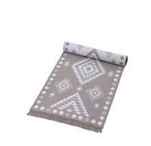Product image of ხალიჩა -  GEOMETRIC ACRYLIC FRINGED RUG 120X180 CM BEIGE