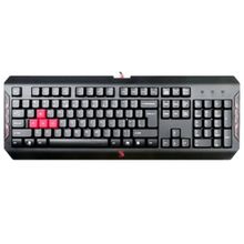 Product image of A4TECH BLOODY Q100 BLAZING USB BLACK სადენიანი მემბრანული კლავიატურა