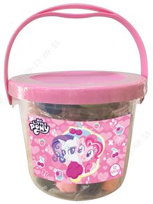 Product image of საძერწი თიხა/My Little Pony Collection 24-Color Modeling Clay Bucket