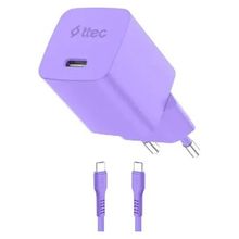 Product image of TTEC SMARTCHARGER GAN 45W AVS PD TRAVEL FAST CHARGER+(USB-C-USB-C) 60W CABLE 2SCG45CNMR ადაპტერი