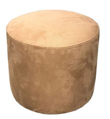 Product image of პუფი მრგვალი ალკანტარა მოყვითალო ბეჟი