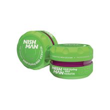 Product image of Nishman Hair Styling Wax Keratin 05 150მლ თმის ცვილი ძლიერი ფიქსაციით