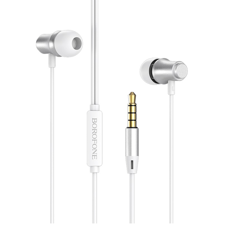 borofone-earphone-bm29-gratified-universal-earphone-s-with-micsilver
