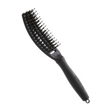 Product image of Olivia Garden Fingerbrush Care Iconic Boar&Nylon Full Black S სავარცხელი