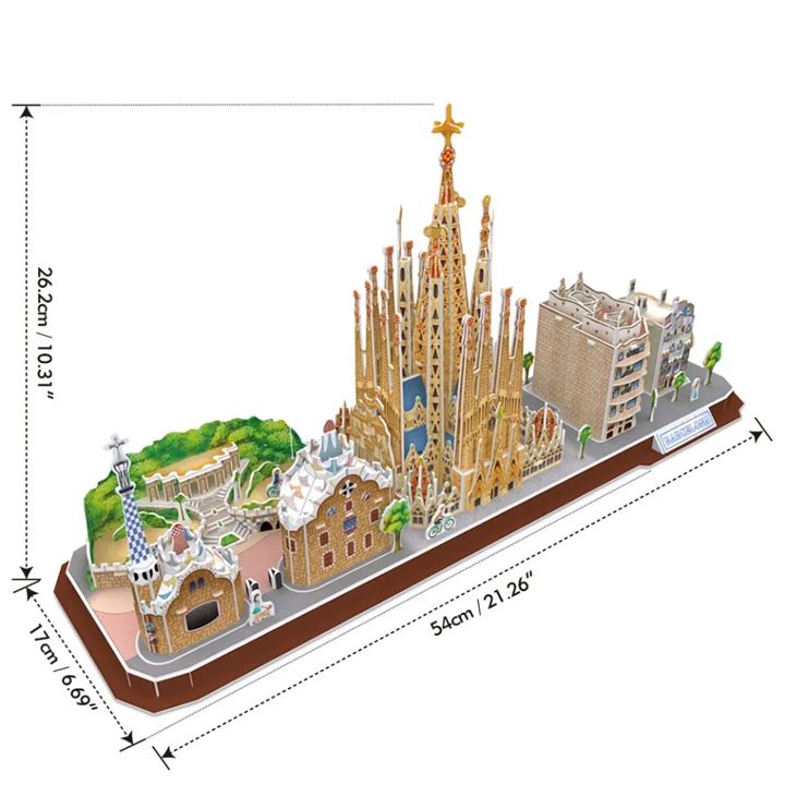 cityline-barcelona-3d-puzzle-photo-4