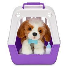 Product image of LLPET რბილი სათამაშო ლეკვი გალიაში