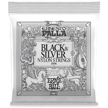 Product image of Ernie Ball Ernesto Palla Black & Silver Nylon Classical Guitar Strings კლასიკური გიტარის სიმები