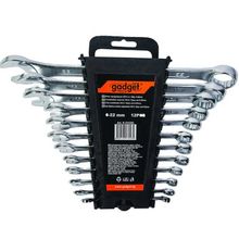 Product image of GADGET 233302 6-22 MM (12 PCS) ქანჩის გასაღებების ნაკრები
