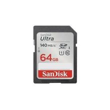 Product image of SanDisk 64GB Ultra SD/HC UHS-I Card 140MB/S Class 10 SDSDUNB-064G-GN6IN SD ბარათი