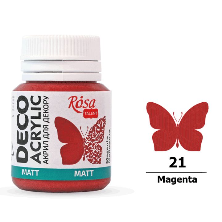 rosa-talent-magenta-mat-20ml-akrilis-saghebavi-dekoratsiistvis-photo-2