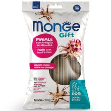 Product image of MONGE GIFT Dog Dental Stick Puppy and Junior Medium - Maxi Pork with devil’s claw 210X12 ძაღლის საკვები