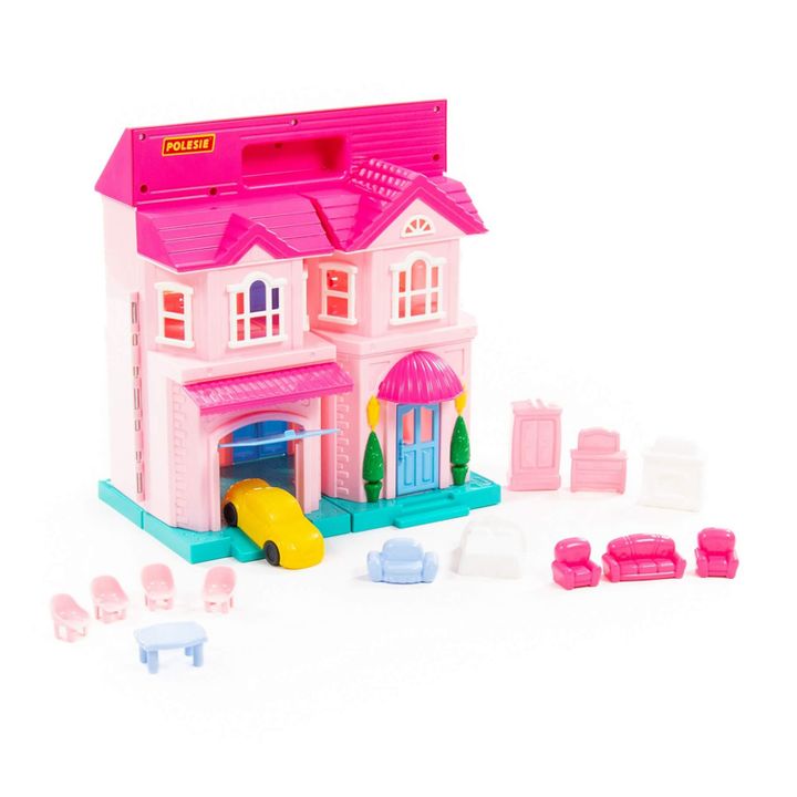 polesie-sophie-doll-house-with-car-satamasho-tojinas-sakhli-photo-3